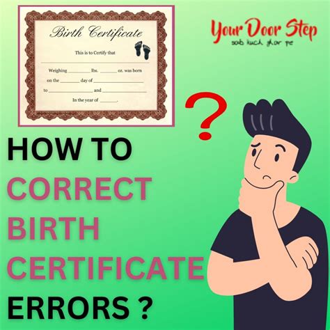 wrong birth year on birth certificate|How To Correct Errors in Birth Certificate: An Ultimate Guide for .